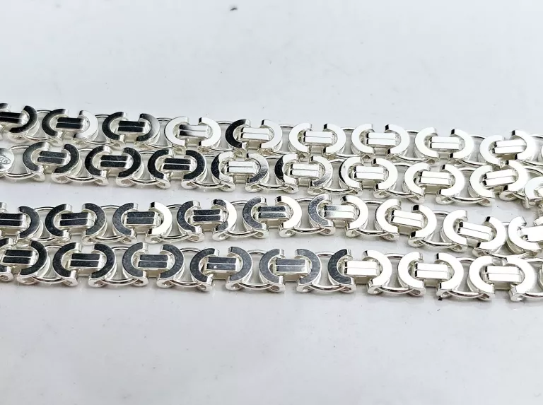 NOWY SREBRNY ŁAŃCUCH EURO 925 30,90G 50CM