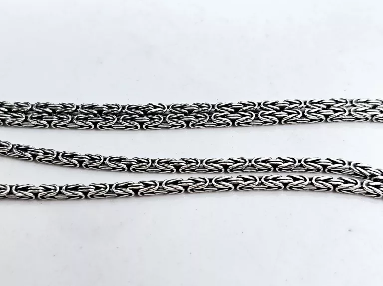 NOWY SREBRNY ŁAŃCUSZEK KRÓLEWSKI 925 13,10G 55CM