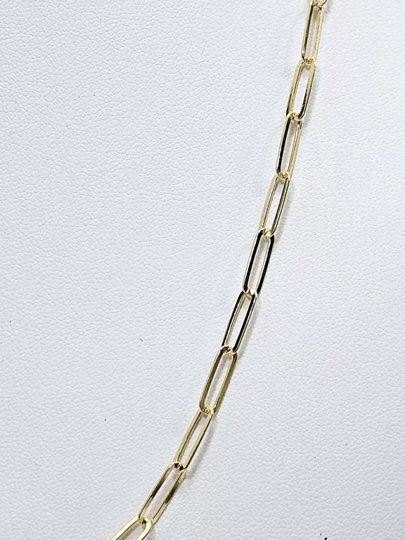 NOWY SREBRNY POZŁACANY ŁAŃCUSZEK 925 5,40G 50CM