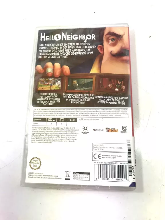 HELLO NEIGHBOR NINTENDO SWITCH ZAFOLIOWANA!