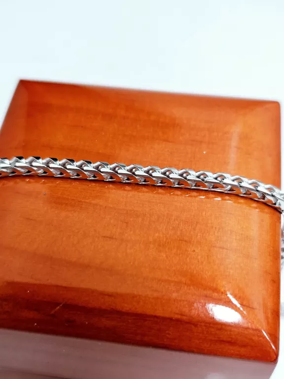 NOWA SREBRNA BRANSOLETKA KŁOS 925 10,00G 21CM