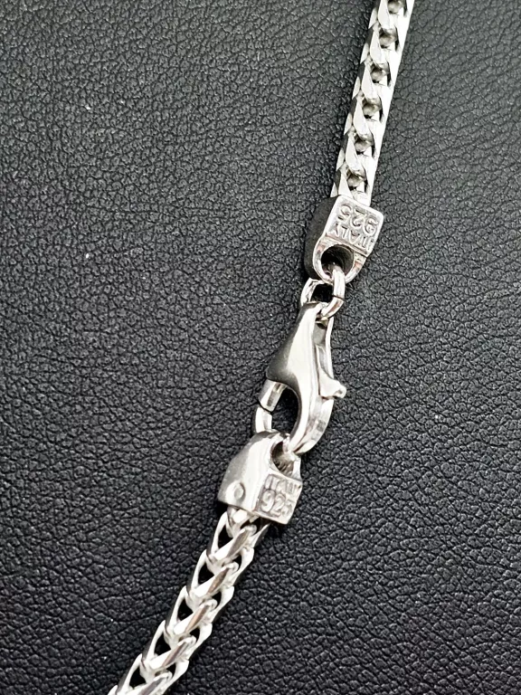 NOWY SREBRNY ŁAŃCUSZEK KŁOS 925 22,40G 50CM