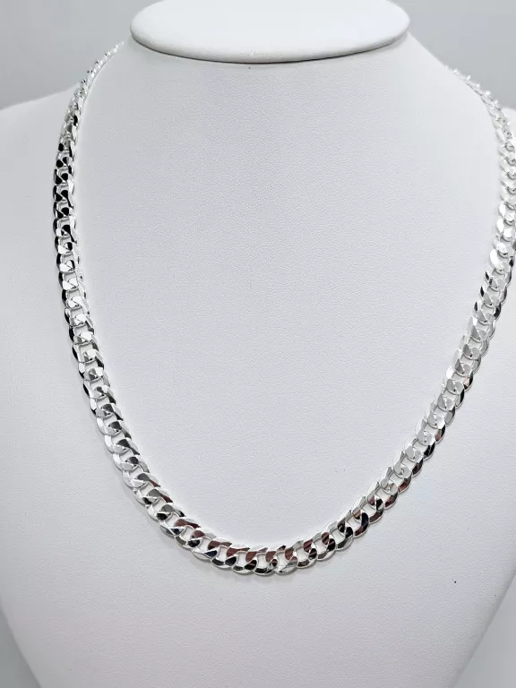 NOWY SREBRNY ŁAŃCUSZEK PANCERKA 925 36,00G 50CM