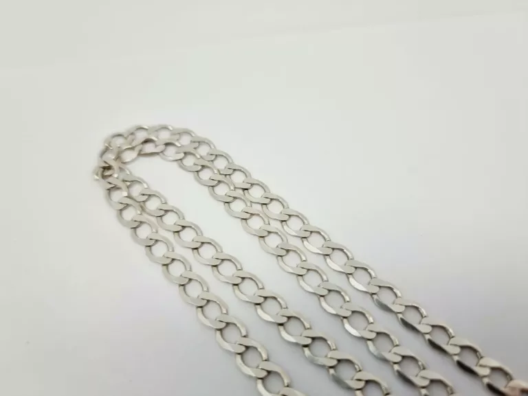 SREBRNY ŁAŃCUSZEK PRÓBY 925 17,20 GRAM 60CM