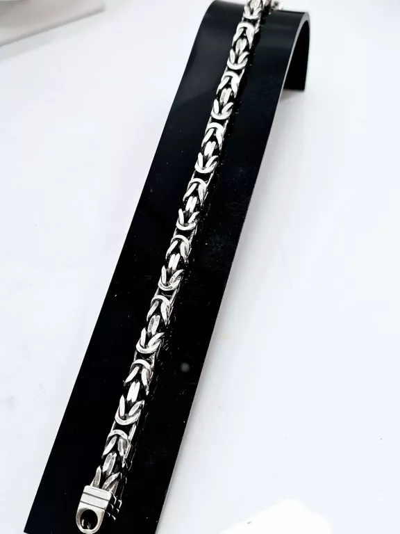 NOWA SREBRNA BRANSOLETKA KRÓLEWSKA 925 56,70G 23CM