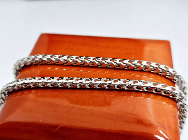 NOWY SREBRNY ŁAŃCUSZEK KŁOS 925 22,40G 50CM