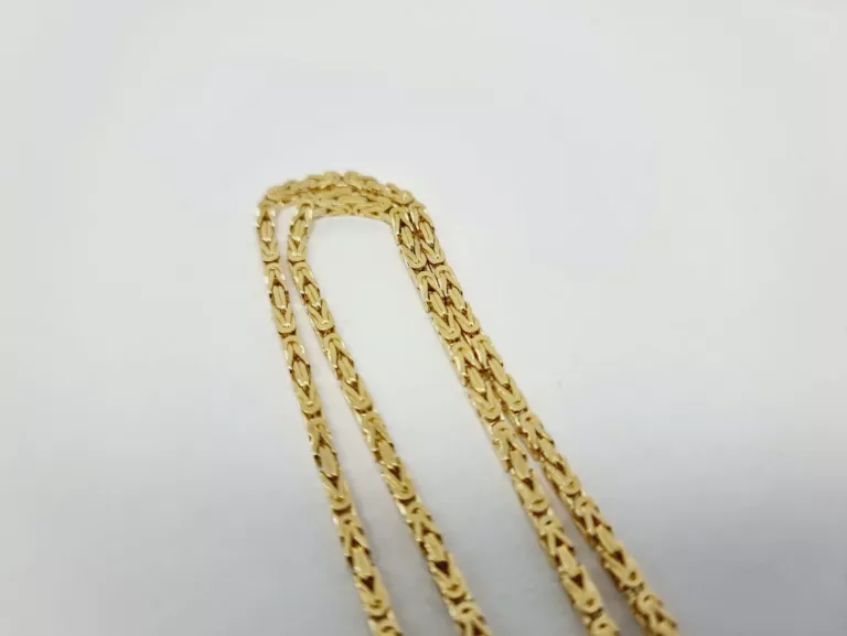 ZŁOTY ŁAŃCUSZEK KRÓLEWSKI PRÓBA 585 19,06 GRAM 50CM