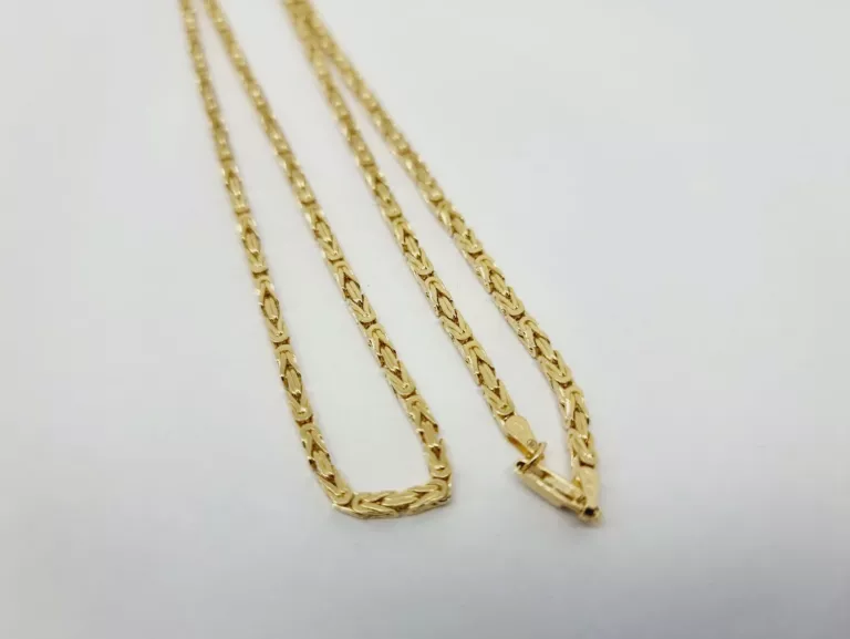 ZŁOTY ŁAŃCUSZEK KRÓLEWSKI PRÓBA 585 19,06 GRAM 50CM