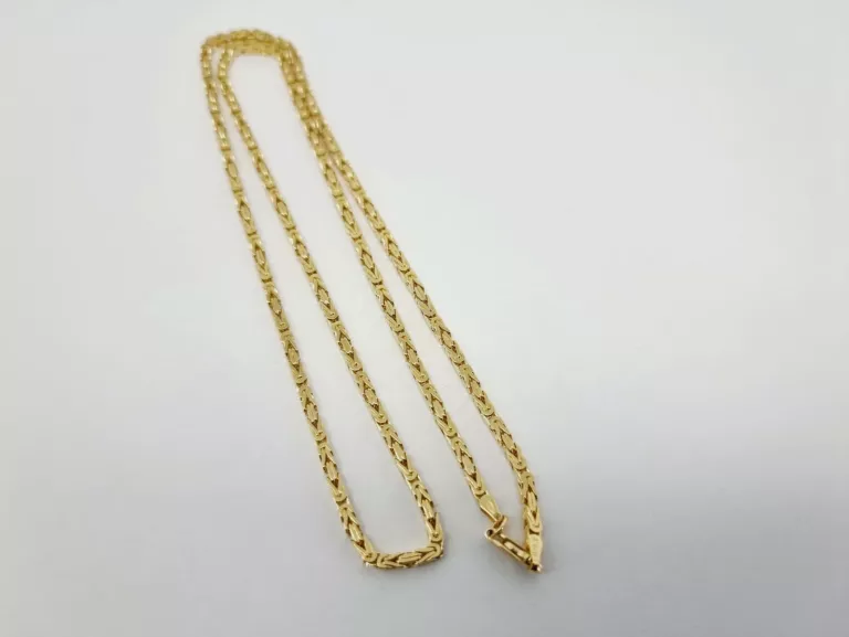 ZŁOTY ŁAŃCUSZEK KRÓLEWSKI PRÓBA 585 19,06 GRAM 50CM
