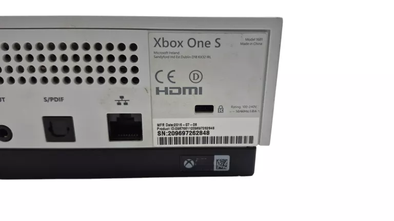 KONSOLA XBOX ONE S 365 GB + PAD+ GRA BATTLEFIELD V