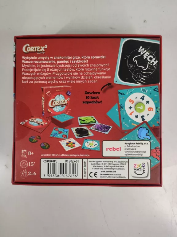 GRA PLANSZOWA CORTEX 3 WYZWANIA