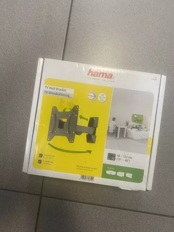 UCHWYT WIESZAK DO TELEWIZORA HAMA 19'' - 48''