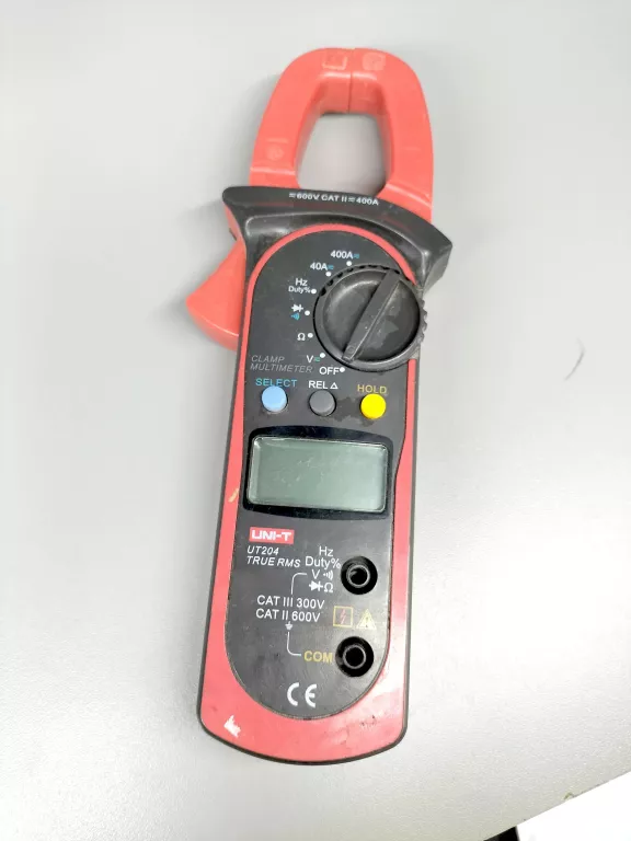 MIERNIK CĘGOWY UT204A DO 600A AC/DC