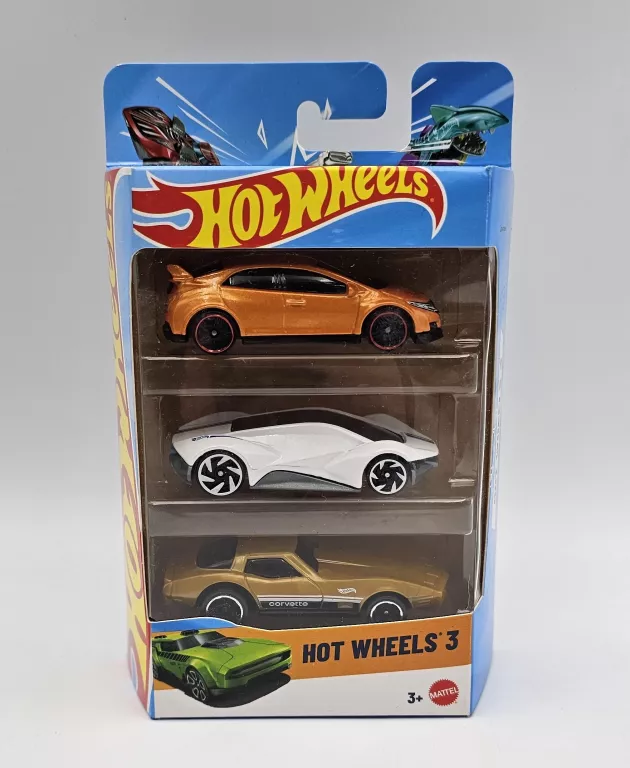 SAMOCHODZIKI HOT WHEELS 3SZT.