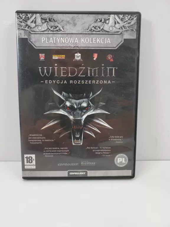 WIEDŹMIN EDYCJA ROZSZERZONA CD PROJEKT PLATYNOWA KOLEKCJA