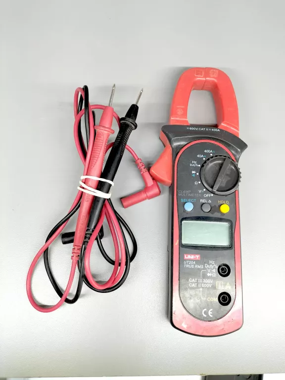 MIERNIK CĘGOWY UT204A DO 600A AC/DC
