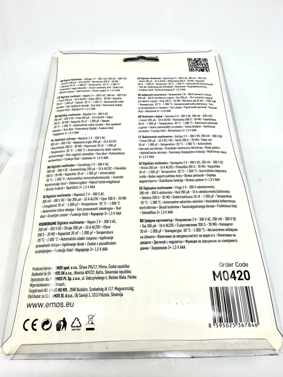 MULTIMETR CYFROWY EMOS SERIES 400 KPL