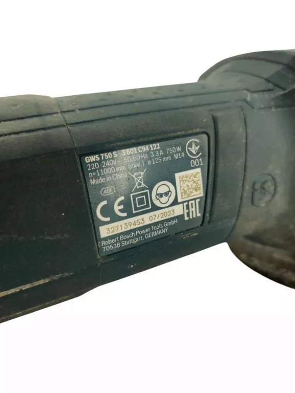 SZLIFIERKA KĄTOWA BOSCH GWS 750