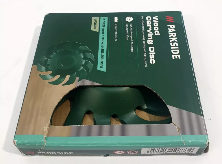 PARKSIDE TARCZA RASPUJĄCA 125 MM DO DREWNA I TWORZYW 12500 OBR/MIN