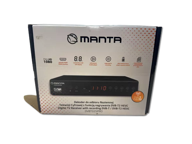 DEKODER DVBT MANTA HEVC