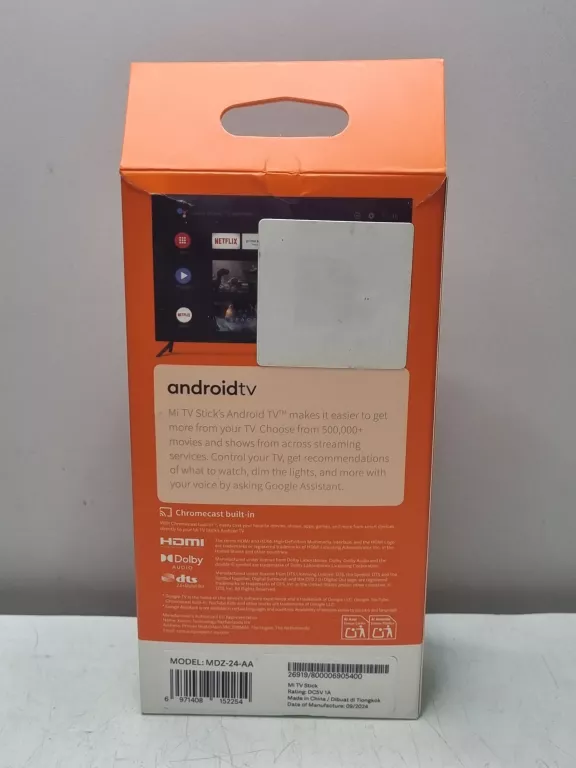 ODTWARZACZ MULTIMEDIALNY FULL HD XIAOMI MI TV STICK MDZ-24-AA W PUDEŁKU