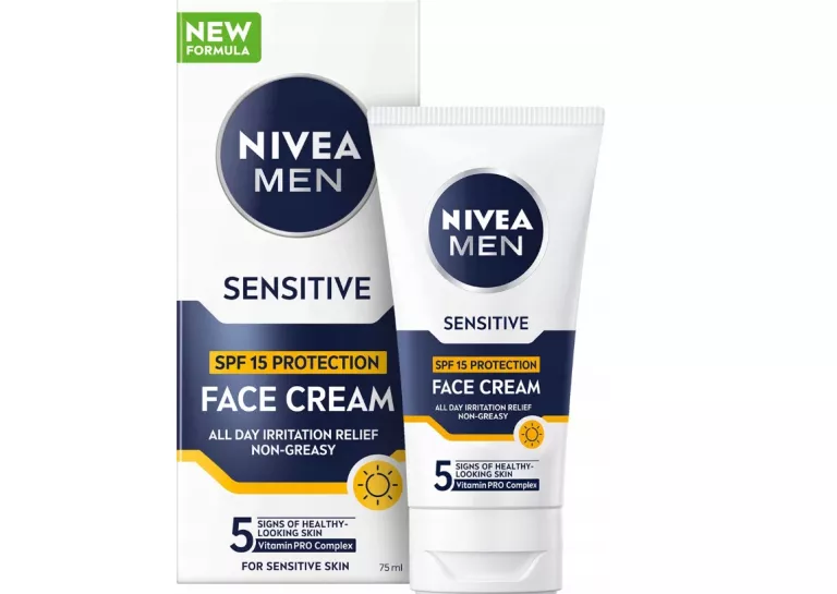 NIVEA MEN FACE CREAM SPF 15 KREM NAWILŻAJĄCY 75 ML