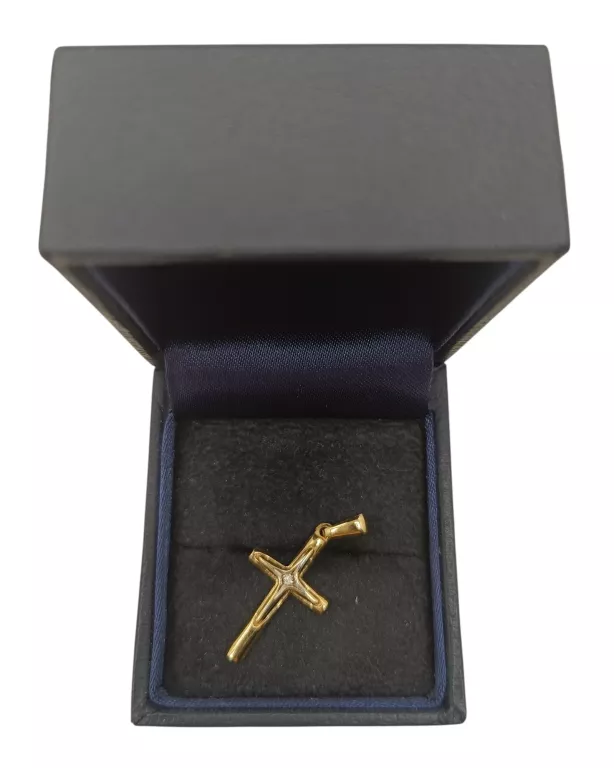 UROCZA ZŁOTA ZAWIESZKA KRZYŻYK 14K!!!!!