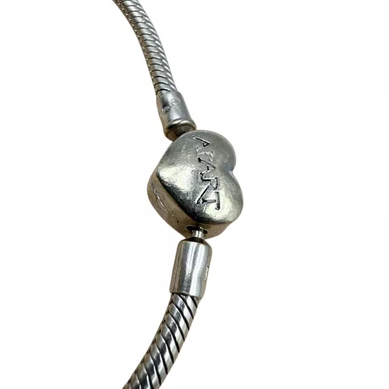 SREBRNA BRANSOLETKA Z JEDNYM CHARMSEM APART 16,60GR, / 925 / 20CM / PUDEŁK