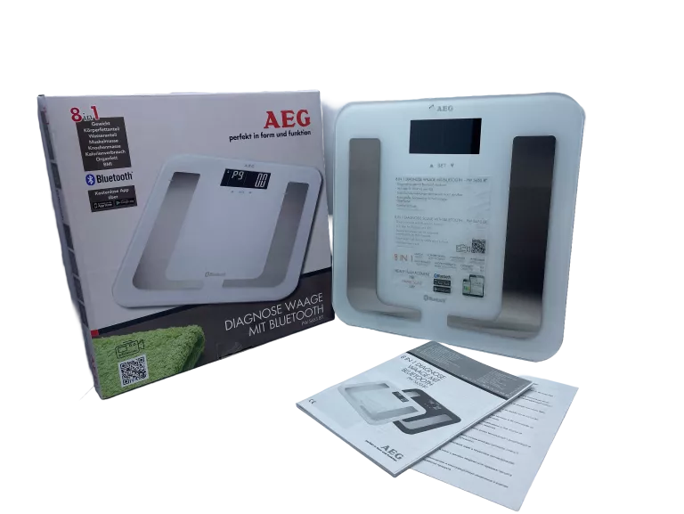 WAGA ŁAZIENKOWA ANALITYCZNA AEG PW 5653 8W1 BLUETOOTH