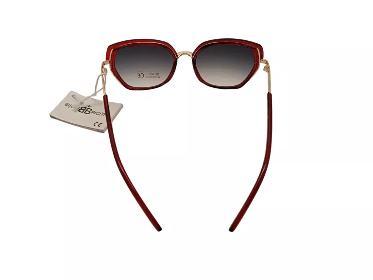 OKULARY PRZECIWSŁONECZNE BIJOU BRIGITTE 102.971.630/01 BORDO UV400 METKA