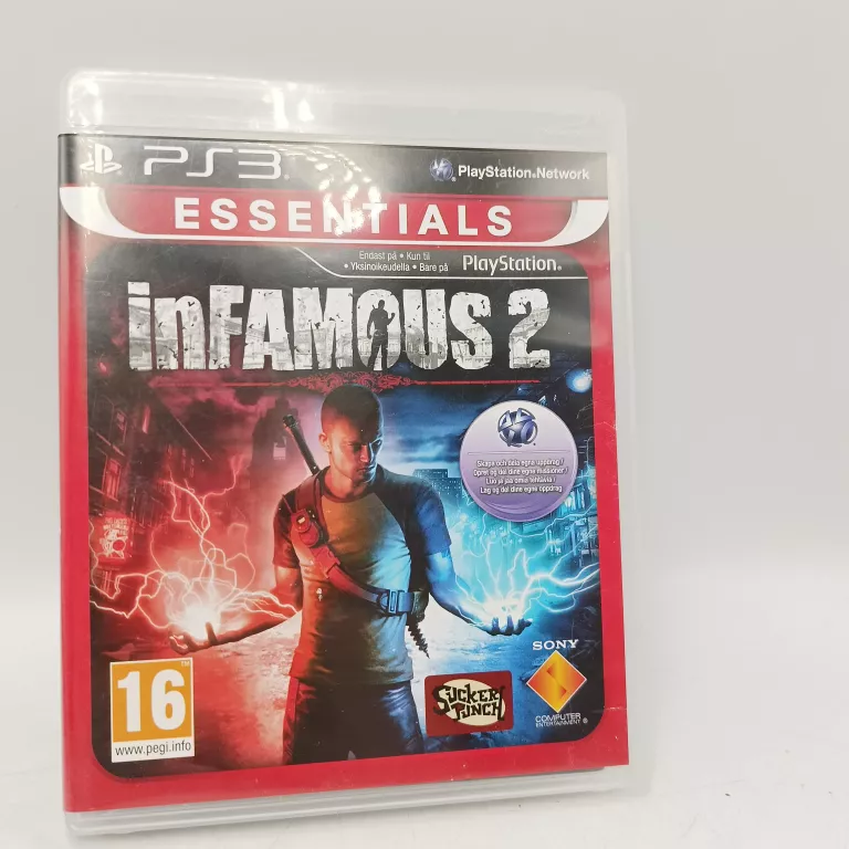 ZESTAW 3 GIER NA PS3 RESISTANCE FALLOF MAN INFAMOUS INFAMOUS 2