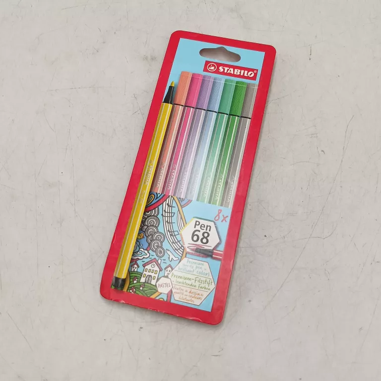 CIENKOPISY STABILO PEN 68 8 SZT