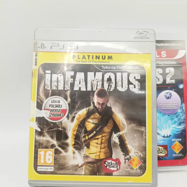 ZESTAW 3 GIER NA PS3 RESISTANCE FALLOF MAN INFAMOUS INFAMOUS 2