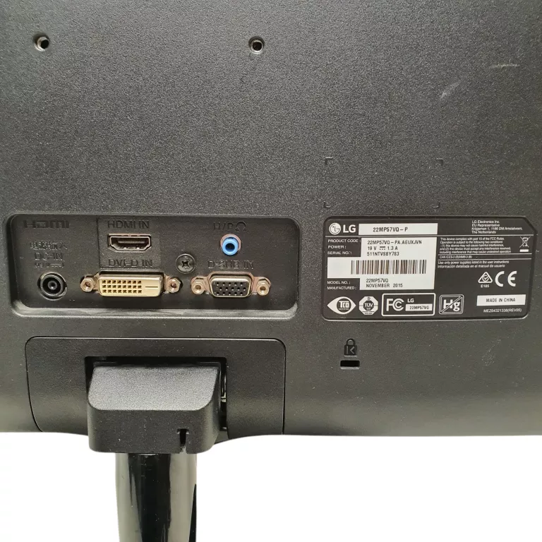 MONITOR LED LG 22MP57VQ 21,5 " 1920 X 1080 PX IPS