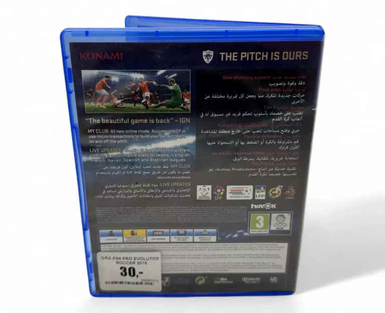 GRA PS4 PES 2015 PRO EVOLUTION SOCCER