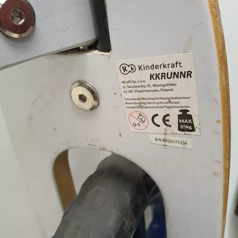 ROWEREK BIEGOWY DREWNIANY KINDERKRAFT