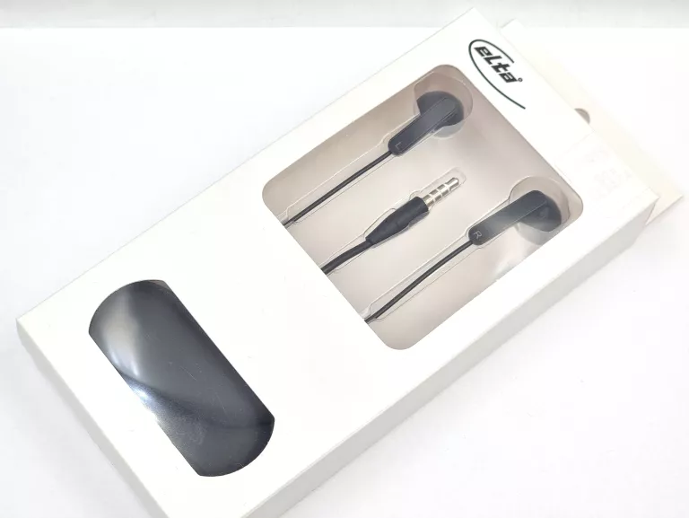 SŁUCHAWKI PRZEWODOWE ELTA MINI JACK 3.5MM CZARNY