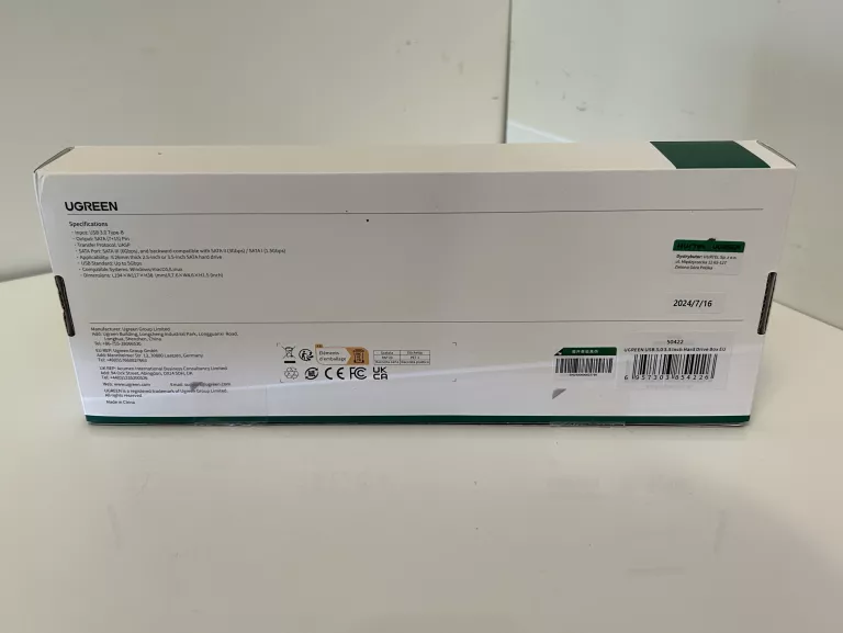 OBUDOWA NA DYSK 2.5/3.5" UGREEN – SUPERSZYBKI TRANSFER USB 3.0 PUD