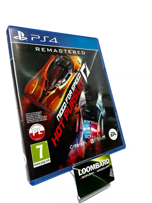 GRA PS4 NEED FOR SPEED HOT PURSUIT REMASTERED