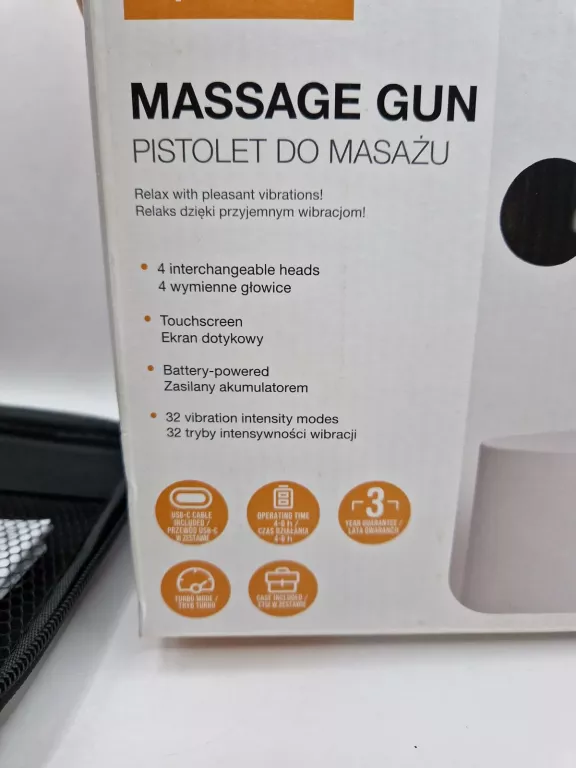 MASAŻER WIBRACYJNY HYKKER PISTOLET DO MASAŻU