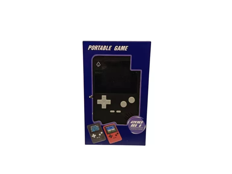 GRA PRZENOŚNA PORTABLE GAME 200 GIER CZARNA