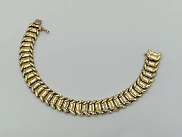 ZŁOTA BRANSOLETA 585 21,80G 19CM