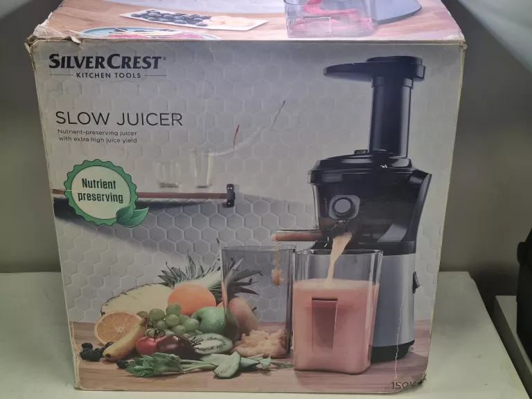 wolnoobrotowa-wyciskarka-do-sokow-silver-crest-ssj-150-a2-w-pudelku-stan-11323-2