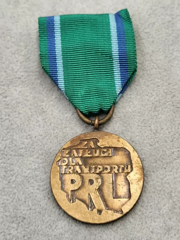 MEDAL / ODZNACZENIE ZA ZASŁUGI DLA TRANSPORTU PRL