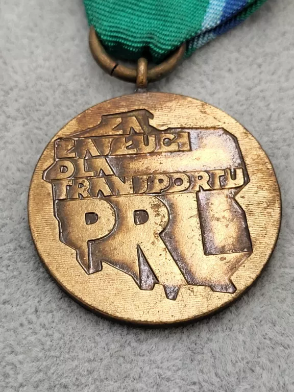 MEDAL / ODZNACZENIE ZA ZASŁUGI DLA TRANSPORTU PRL