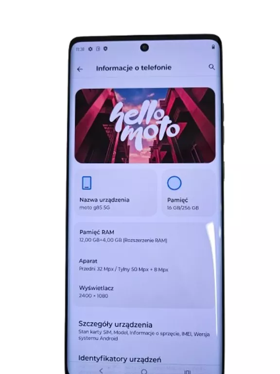 TELEFON MOTOROLA MOTO G85 5G 256/12 GB