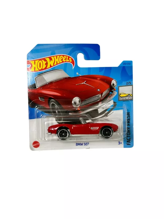 HOT WHEELS BMW 507 | CZERWONY | SKALA 1:64 | POWYSTAWOWY