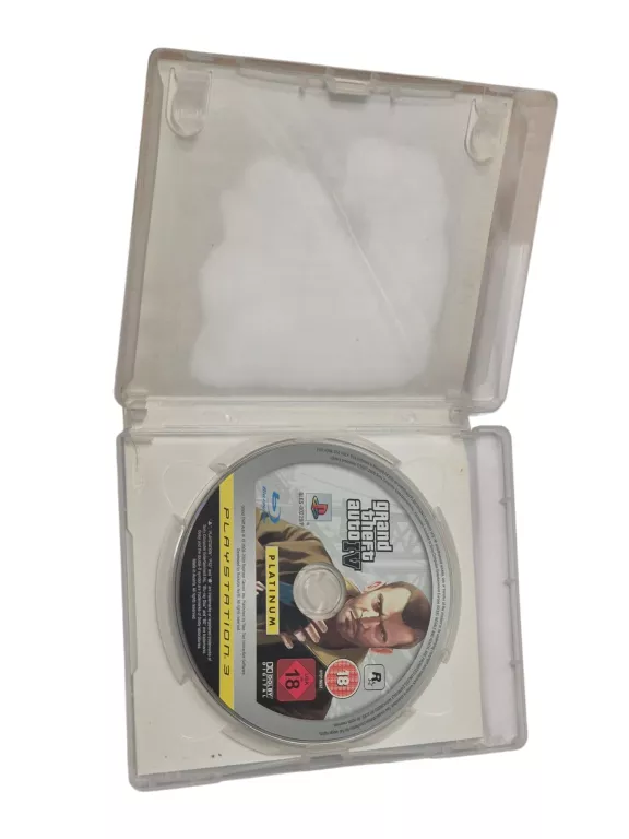 PS3 GTA IV 4 PLATINUM THE BEST STAN 10/10 GLIWICE