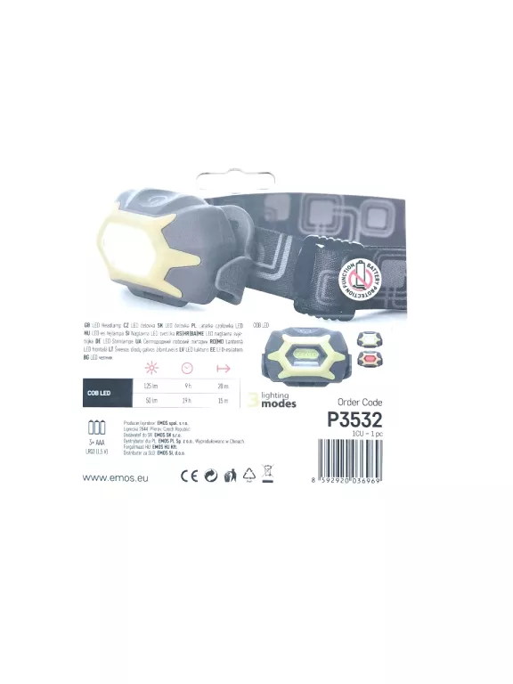 LATARKA CZOŁOWA EMOS P3532
