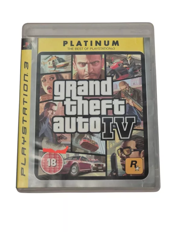 PS3 GTA IV 4 PLATINUM THE BEST STAN 10/10 GLIWICE